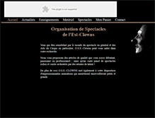 Tablet Screenshot of ose-clowns.com